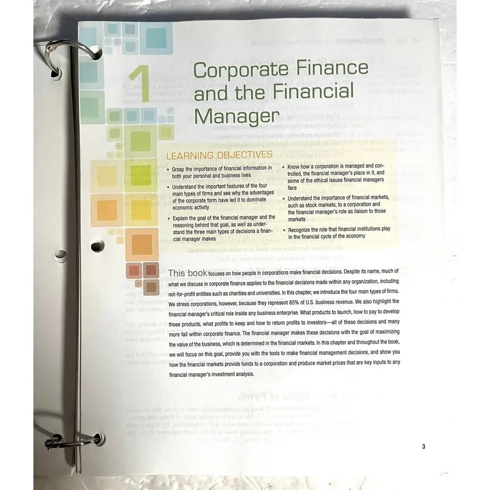 Fundamentals of Corporate Finance Custom Edition for FIN 320 Cal State Fullerton